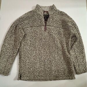 Men’s Cozy True Grit Cream Sherpa Fleece Jacket